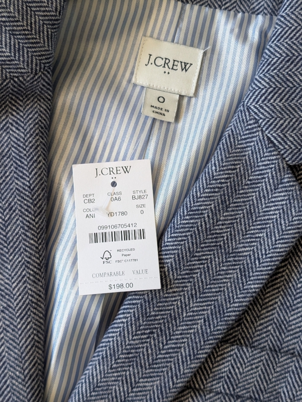 J.Crew ✨ Herringbone Blazer - Picture 4 of 10